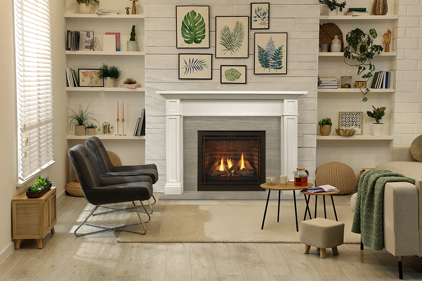 Majestic Quartz 36 Platinum Direct Vent Gas Fireplace | QUARTZPLA36IL QUARTZPLA36IN