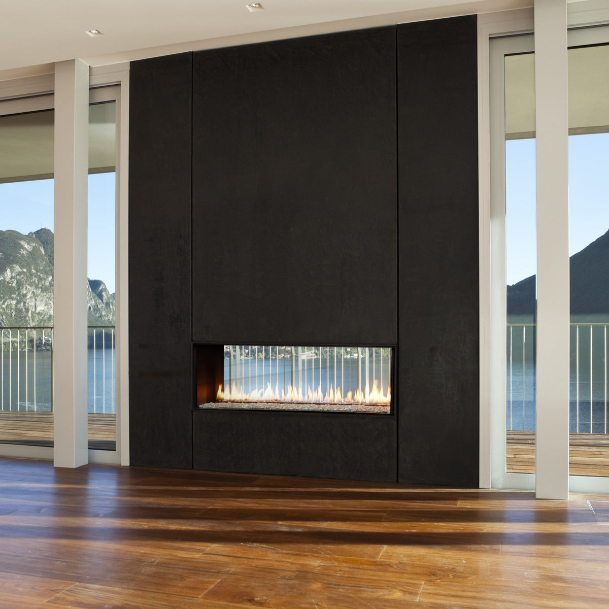 Montigo Exemplar R520ST See-Through Direct Vent Gas Fireplace - R520ST ...