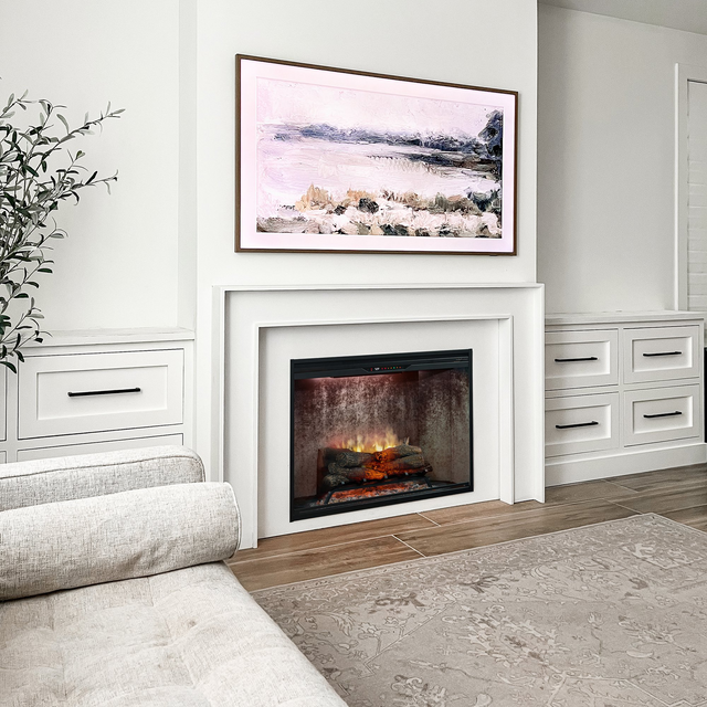 Dimplex Revillusion 24in Electric Fireplace Insert - Weathered Concrete - REV24-WC