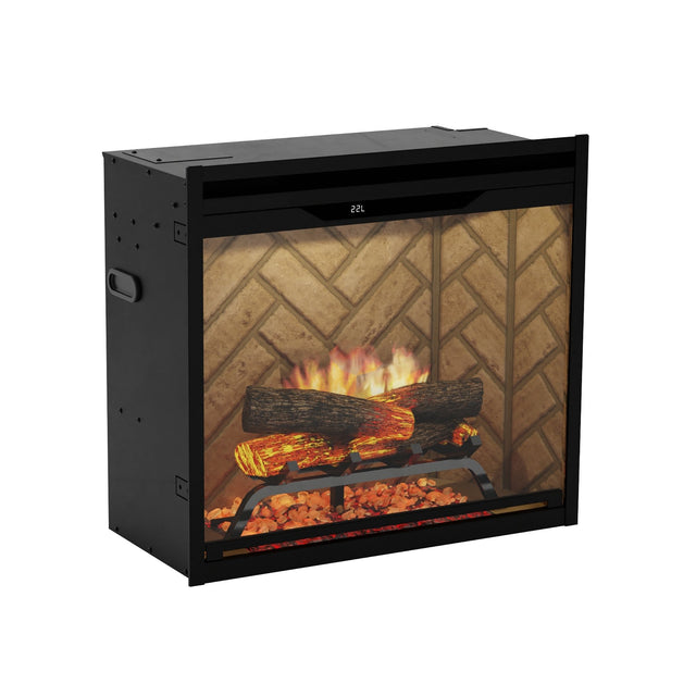 Dimplex REV24-HB Revillusion 24in Built-In Firebox - Herringbone
