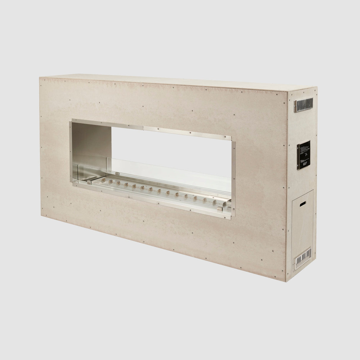 See Through Ready to Finish Gas Fireplace