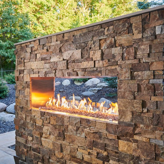 See Through Ready to Finish Gas Fireplace
