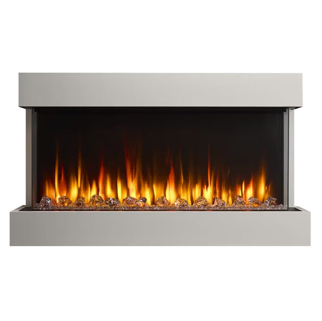 SimpliFire Triton 50 with FMK-WH-TR50 floating mantel kit