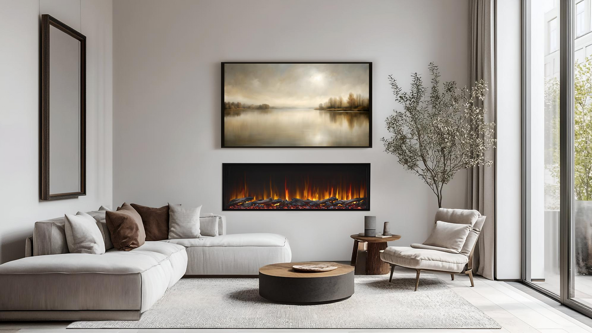 Simplifire Scion 43" Linear Electric Fireplace | SF-SCN43
