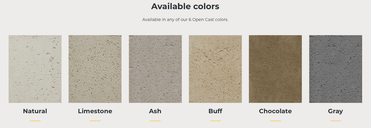 Omega Mantels Fireplace Mantel Surround (Cast Stone) 1106.511 GS