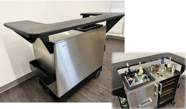 Dometic MoBar 550S Outdoor Mobile Bar with Bar Top Accessory