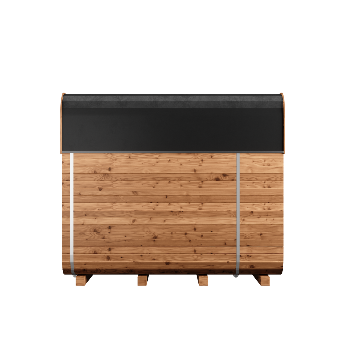 Thermory 6 Person Square Sauna No 41 DIY Kit with Terrace