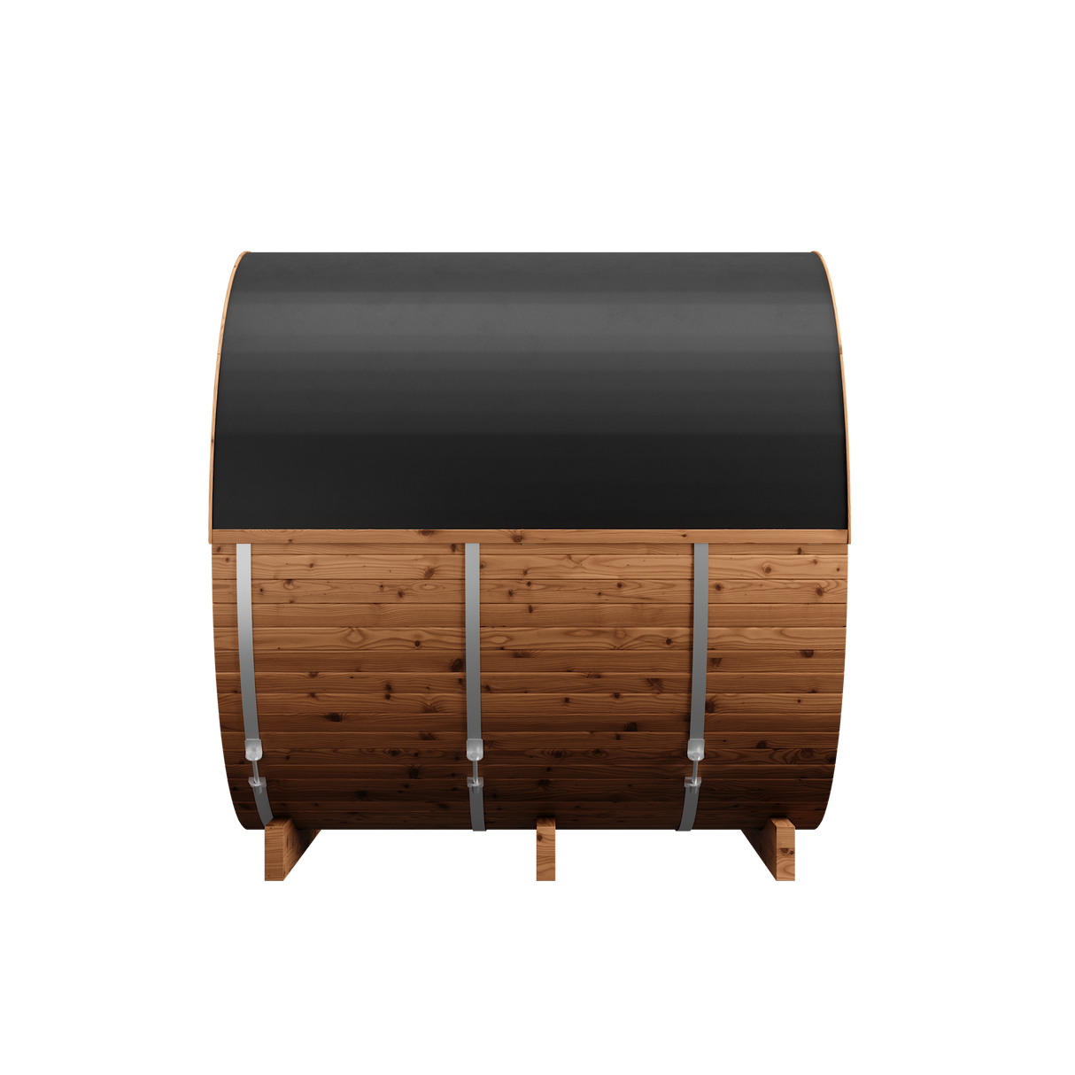Thermory 4 Person Barrel Sauna No 61 DIY Kit with Porch & 7.5kw Heater