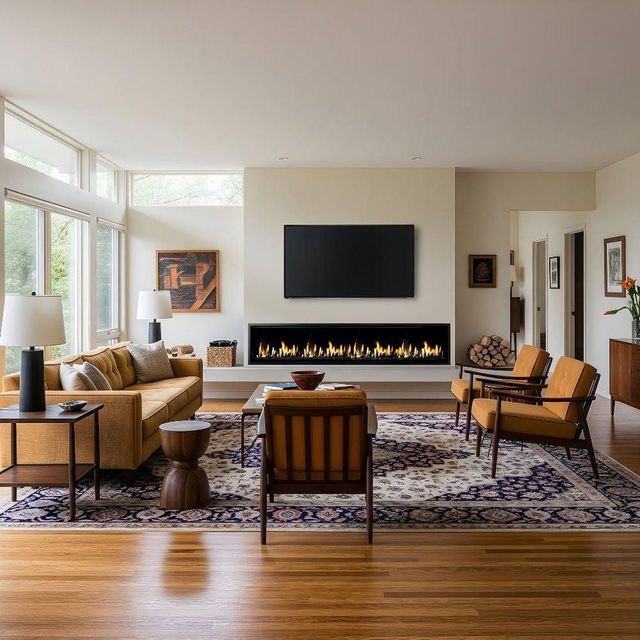 Simplifire Allusion Edge 60" Linear Electric Fireplace