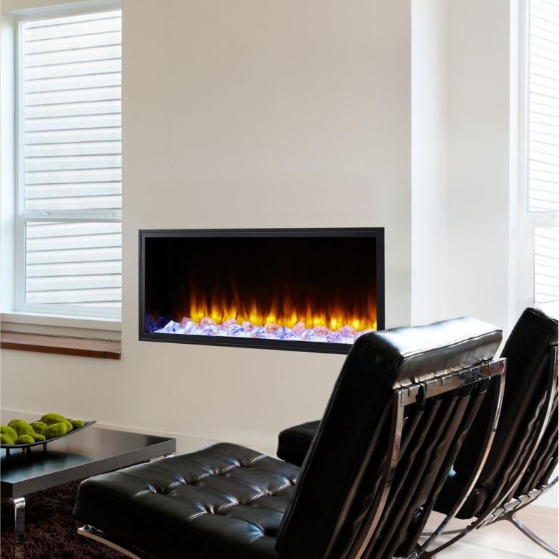 Simplifire Scion 43" Linear Electric Fireplace | SF-SC43-BK