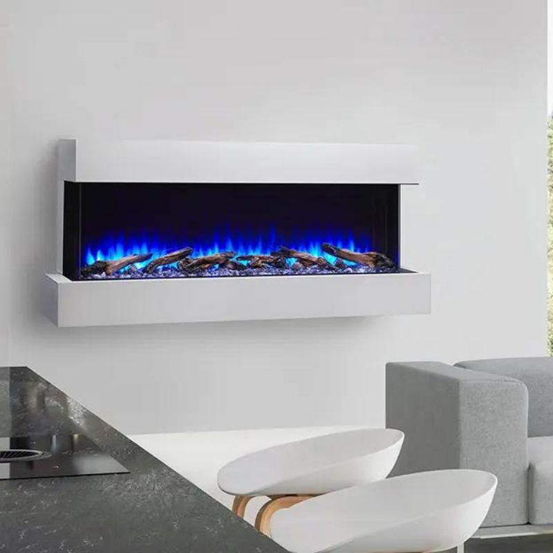 Simplifire Scion Trinity 43" 3-Sided Linear Electric Fireplace | SF-SCT43-BK