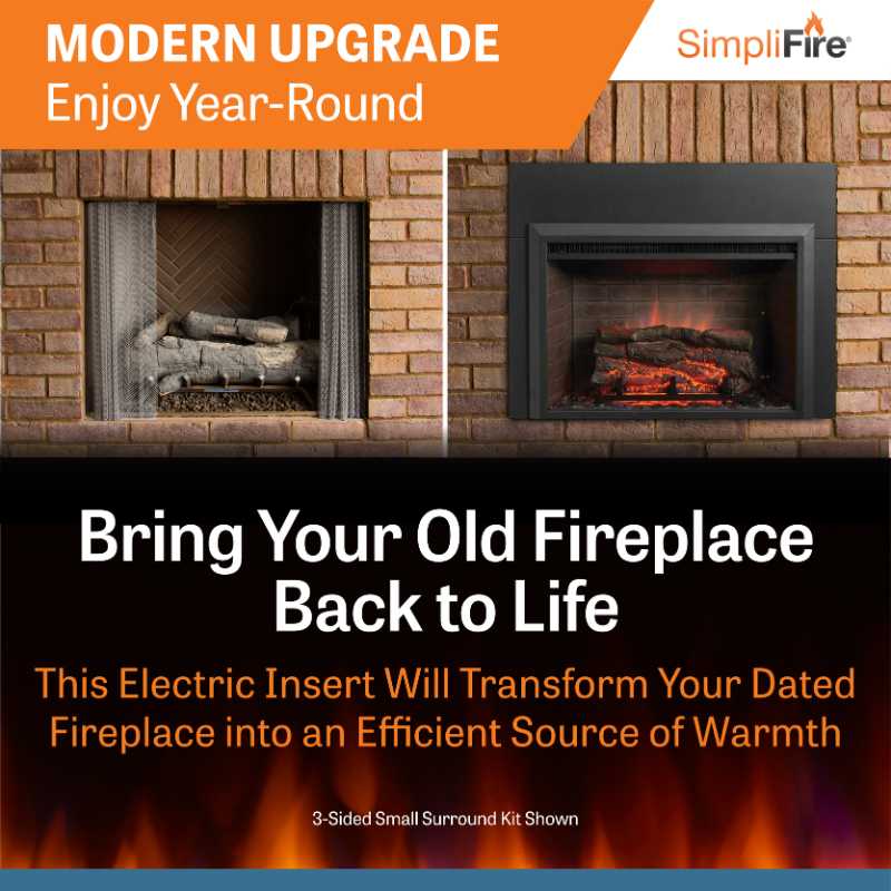 Simplifire 32" Electric Insert | GI-32-ZC