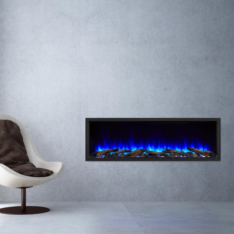 Simplifire Scion 55" Linear Electric Fireplace | SF-SC55-BK