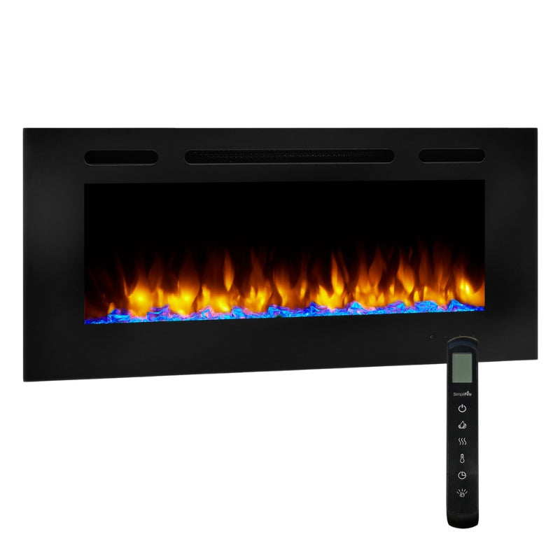 Simplifire Allusion 40" Linear Electric Fireplace | SF-ALL40-BK