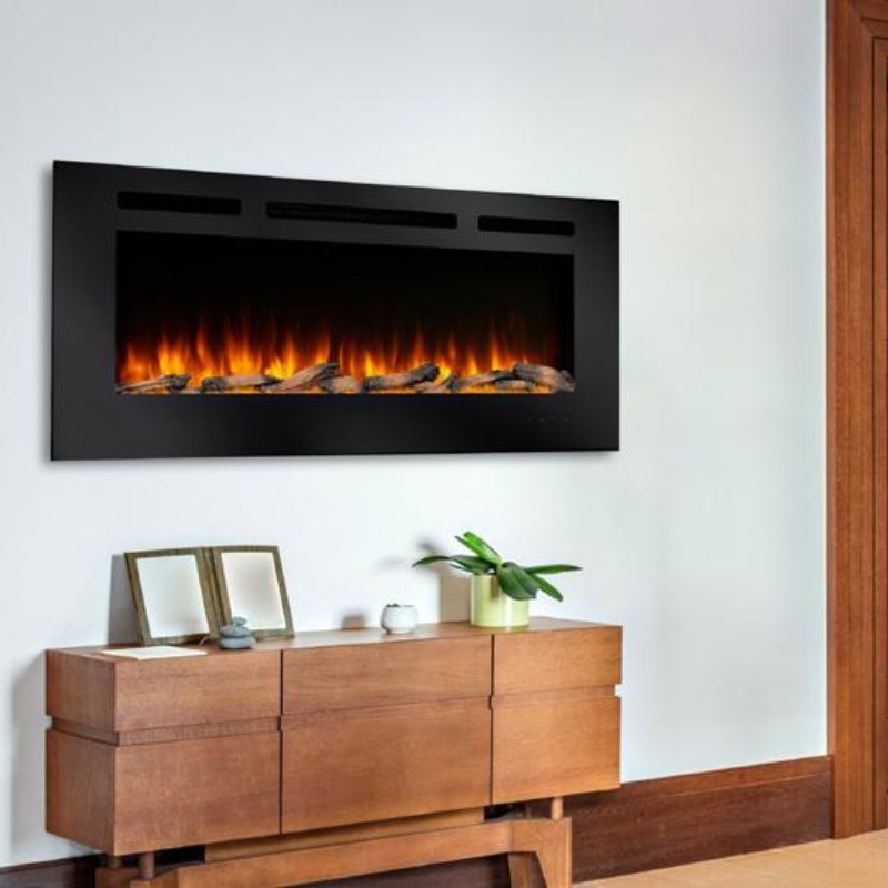 Simplifire Allusion 40" Linear Electric Fireplace | SF-ALL40-BK