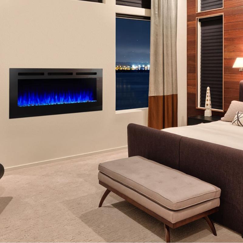 Simplifire Allusion 40" Linear Electric Fireplace | SF-ALL40-BK
