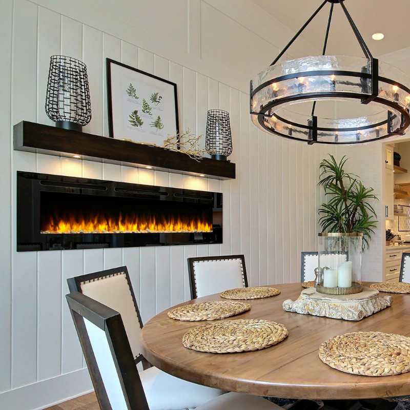 Simplifire Allusion 60" Linear Electric Fireplace | SF-ALL60-BK