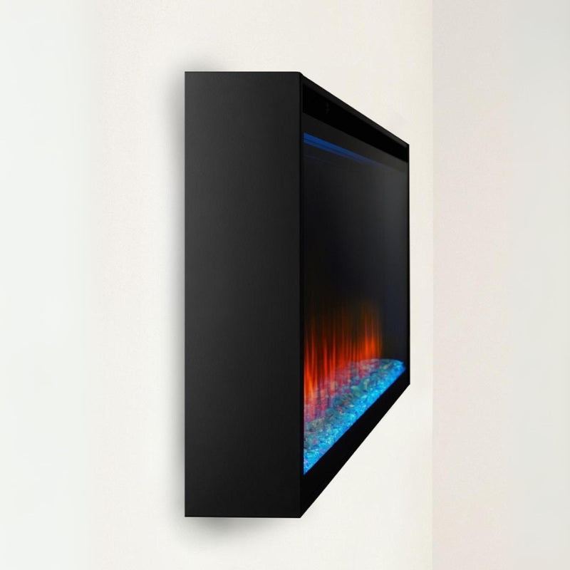 Simplifire Allusion Platinum 50" Linear Electric Fireplace | SF-ALLP50-BK