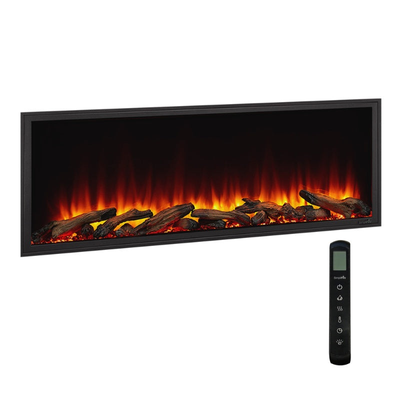Simplifire Scion 43" Linear Electric Fireplace | SF-SC43-BK