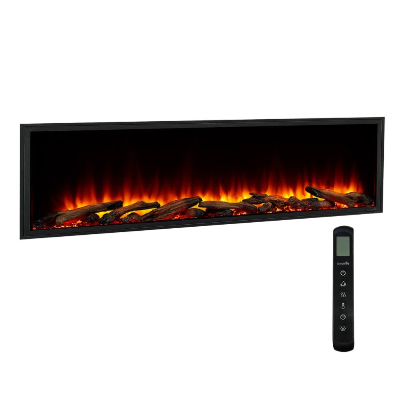 Simplifire Scion 55" Linear Electric Fireplace | SF-SC55-BK