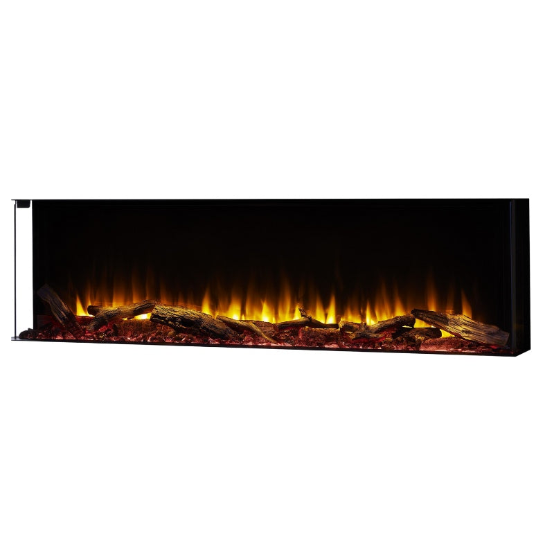 Simplifire Scion Trinity 55" 3-Sided Linear Electric Fireplace | SF-SCT55-BK