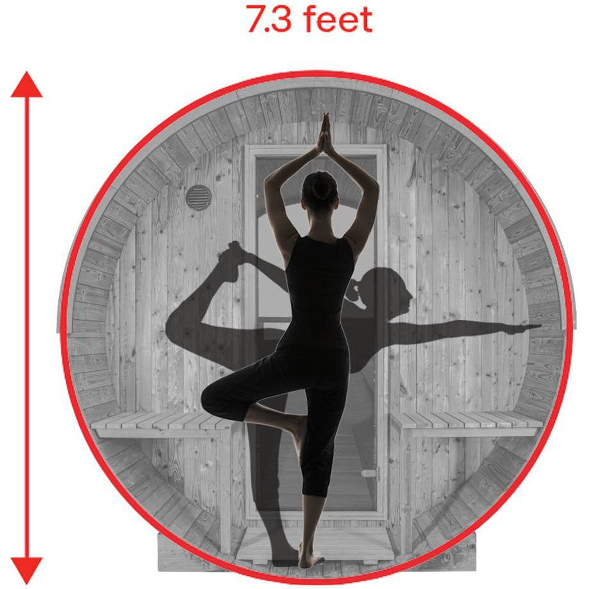 Thermory Barrel Sauna 63 DIY Kit 6 Person Sauna Builder