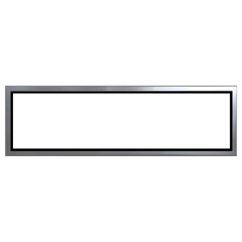 Stainless Steel Surround Trim Kit (1.5" W) for Kingsman Linear Direct Vent Fireplaces
