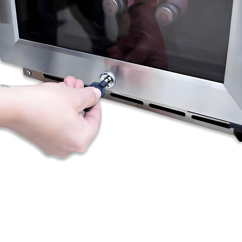 Summerset 15 Inch 3.2 Cu. Ft. Outdoor Dual Zone Wine Cooler - RFR-15WD