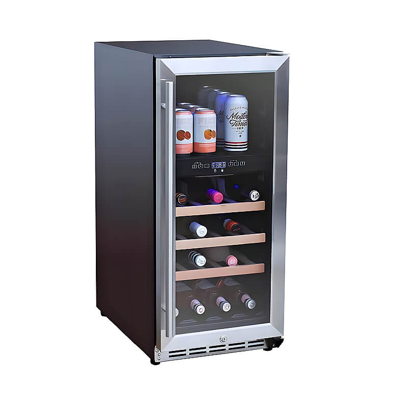 Summerset 15 Inch 3.2 Cu. Ft. Outdoor Dual Zone Wine Cooler - RFR-15WD