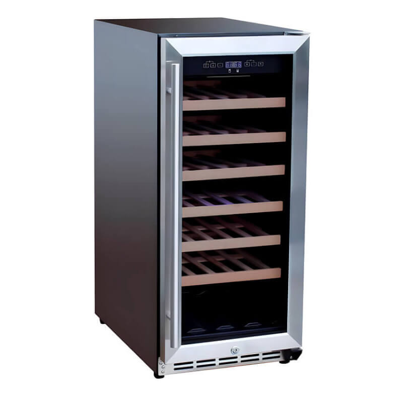 Summerset 15 Inch 3.2 Cu. Ft. Outdoor Single Zone Wine Cooler - RFR-15W