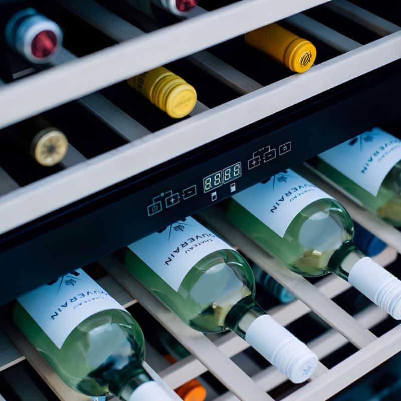 Summerset 24 Inch 5.3 Cu Ft. Outdoor Dual Zone Wine Cooler - RFR-24WD