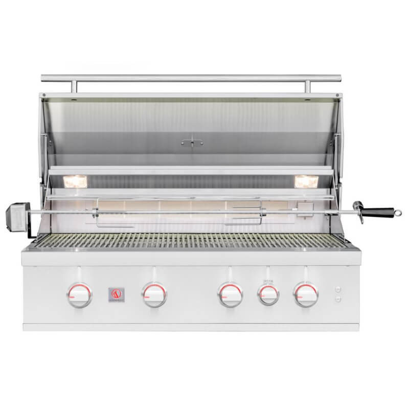 Summerset TRL 40 Inch 4 Burner Built-In Gas Grill With Rotisserie
