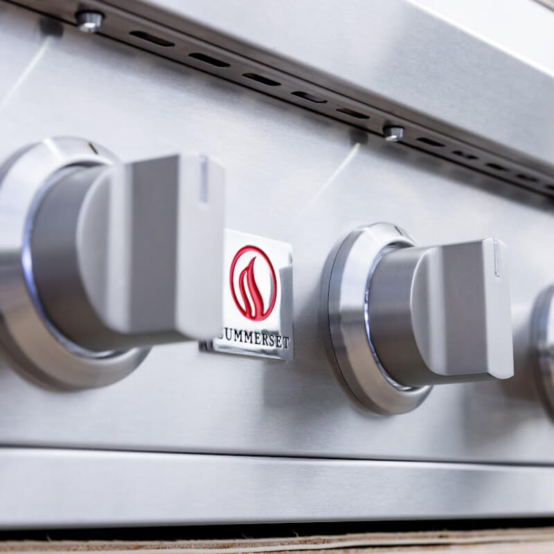 Summerset Sizzler Pro 40 Inch 5 Burner Built-In Gas Grill w. Infrared Burner