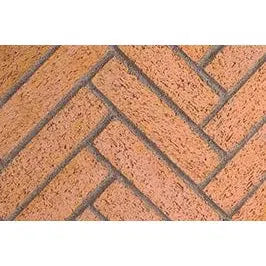 Superior Mosaic Masonry 48" Warm Red Split Herringbone Brick Liners for WRT8048