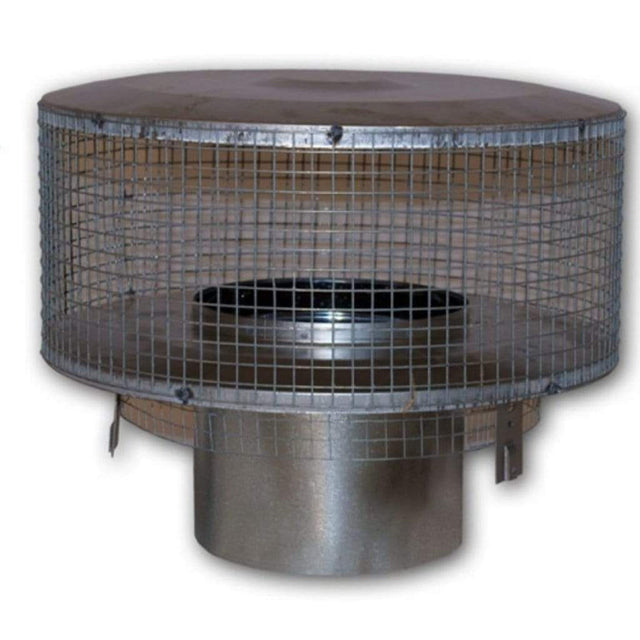 Superior RT-8DM round top chimney termination with mesh screen