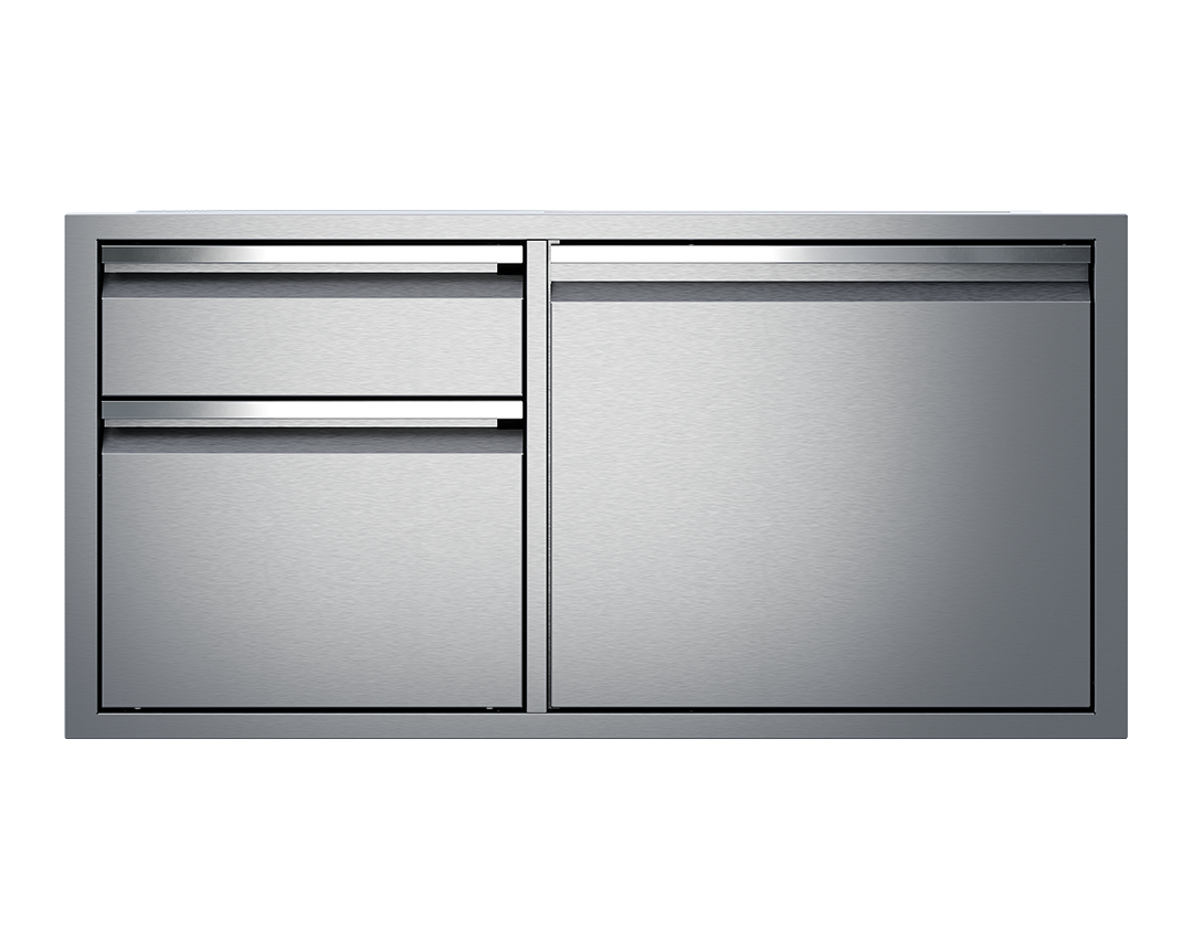 Twin Eagles 42-Inch Stainless Steel Access Door & Double Drawer Combo - TEDD422-B