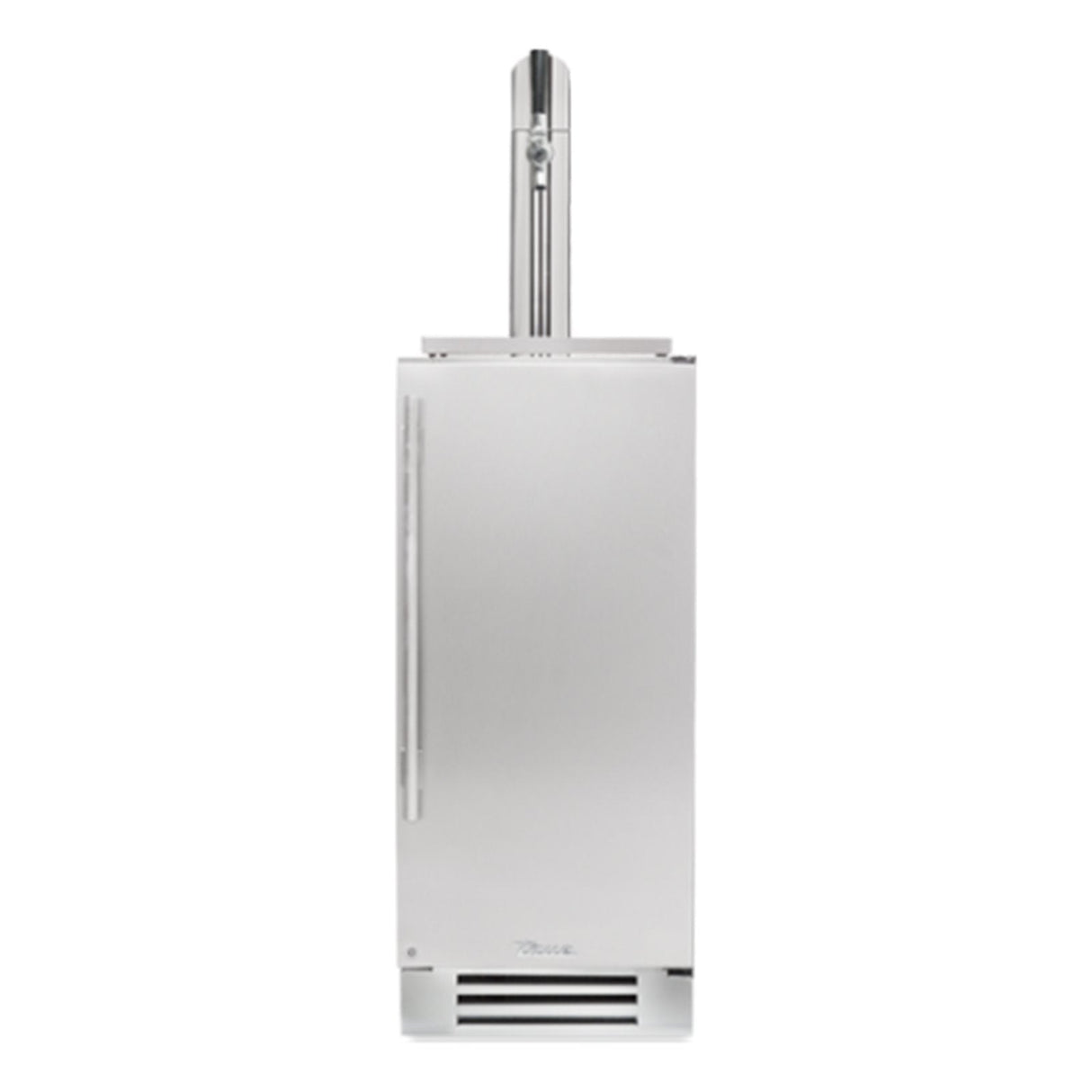 True 15-Inch Single Tap Kegerator with Stainless Steel Door and Lock (Right Hinge) - TUR-15BD-R-SS-C