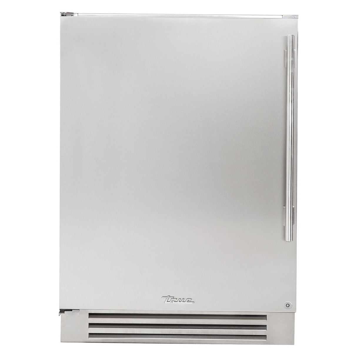 True 24-Inch Undercounter Refrigerator with Stainless Steel Door and 2 Glass Shelves (Left Hinge) - TUR-24-L-SS-C