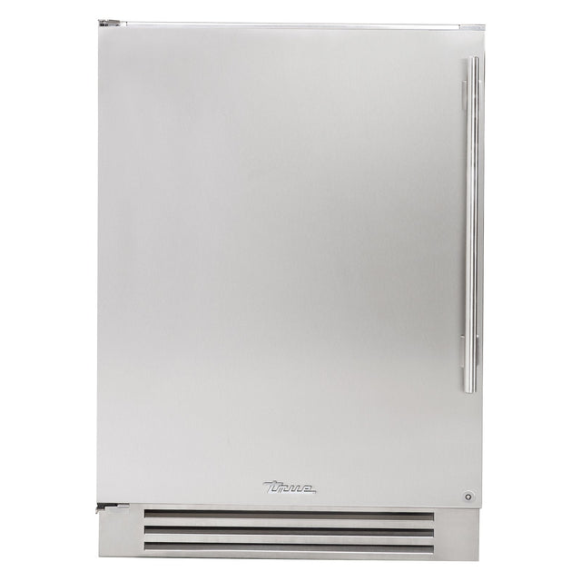 True 24-Inch Undercounter Refrigerator with Stainless Steel Door and 2 Glass Shelves (Left Hinge) - TUR-24-L-SS-C
