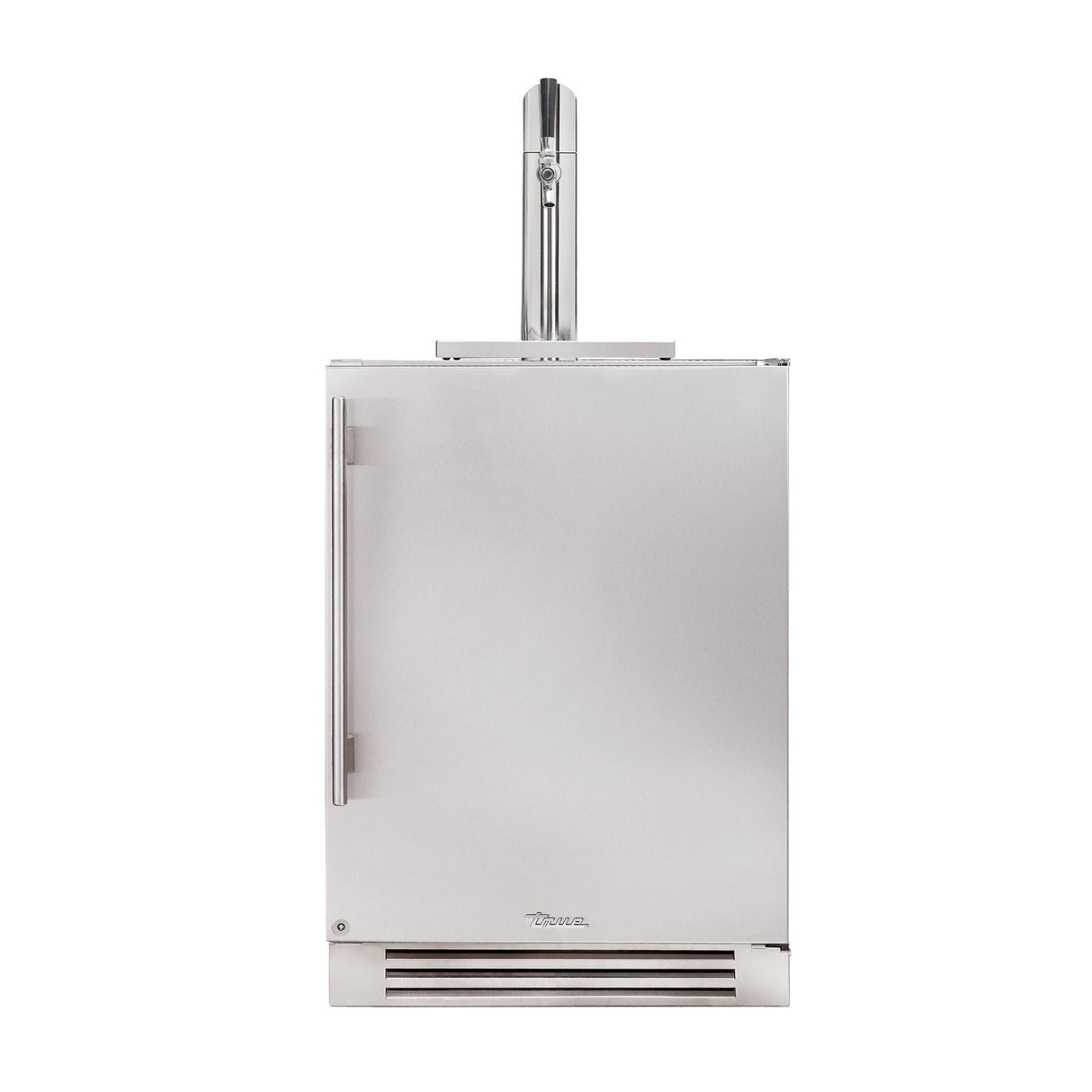True 24 Inch Right Hinge Outdoor Single Tap Beverage Dispenser - Stainless Steel - TUR-24BD-R-SS-C