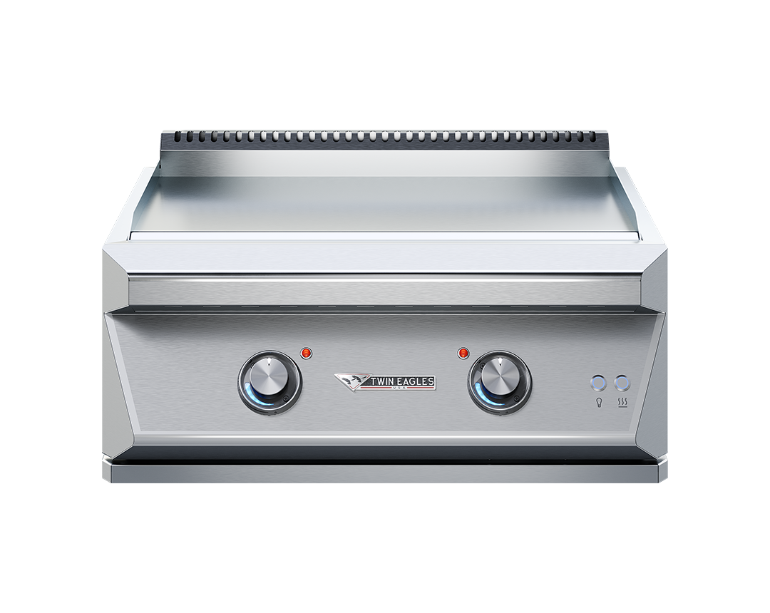Twin Eagles 30-Inch Built-In Gas Teppanyaki Flat Top Grill Griddle