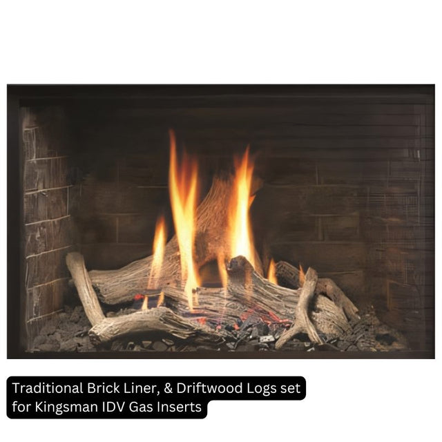 Kingsman IDV44 44" Direct Vent Fireplace Insert