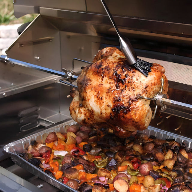 TrueFlame Stainless Steel Rotisserie Kit For 40-Inch Grill - TFRK-40
