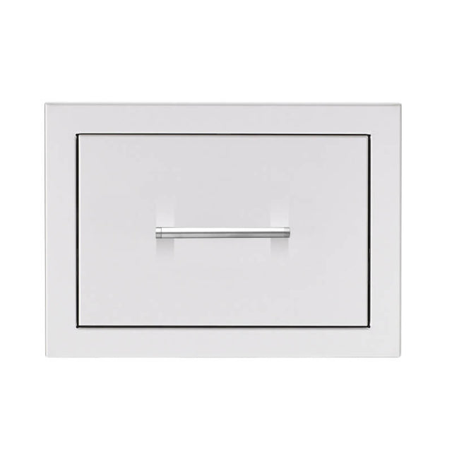 TrueFlame 17-Inch Stainless Steel Flush Mount Single Drawer - TF-DR1-17