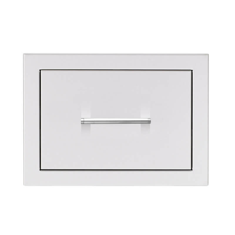 TrueFlame 17-Inch Stainless Steel Flush Mount Single Drawer - TF-DR1-17
