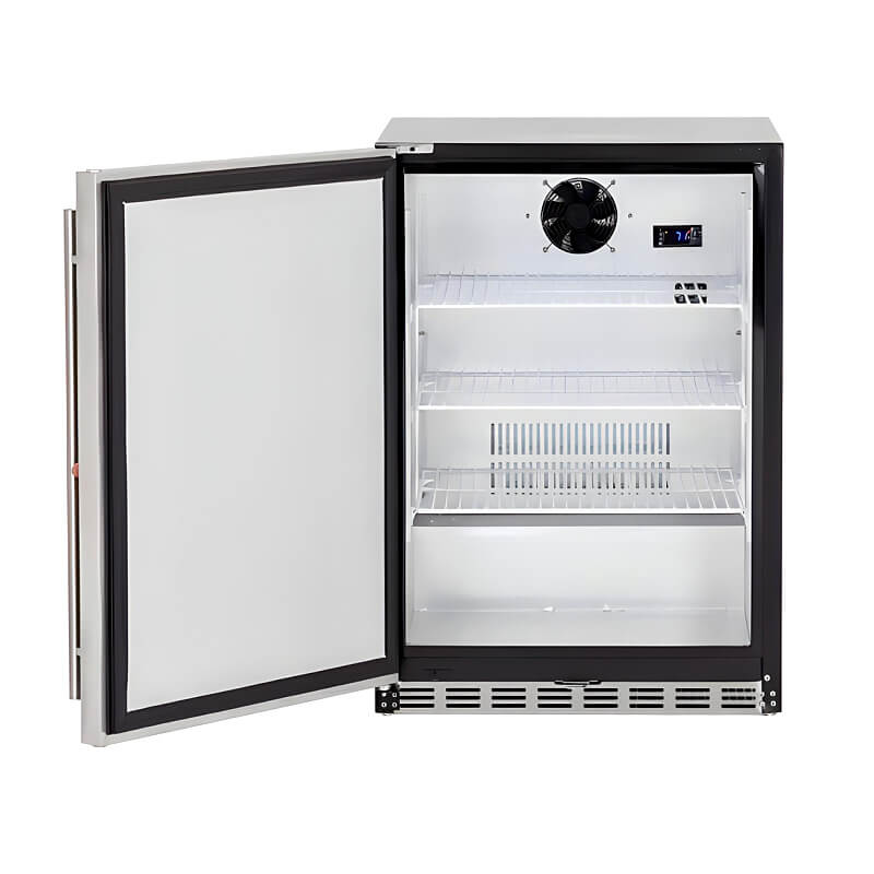 TrueFlame 24 Inch 5.3 Cu. Ft. Deluxe Outdoor Refrigerator - AMD-RFR-24S-A