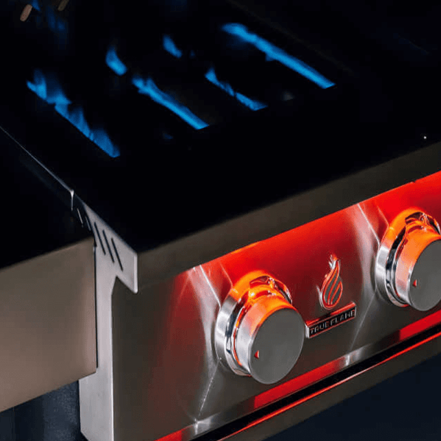 TrueFlame 25 Inch 3 Burner Built-In Gas Grill