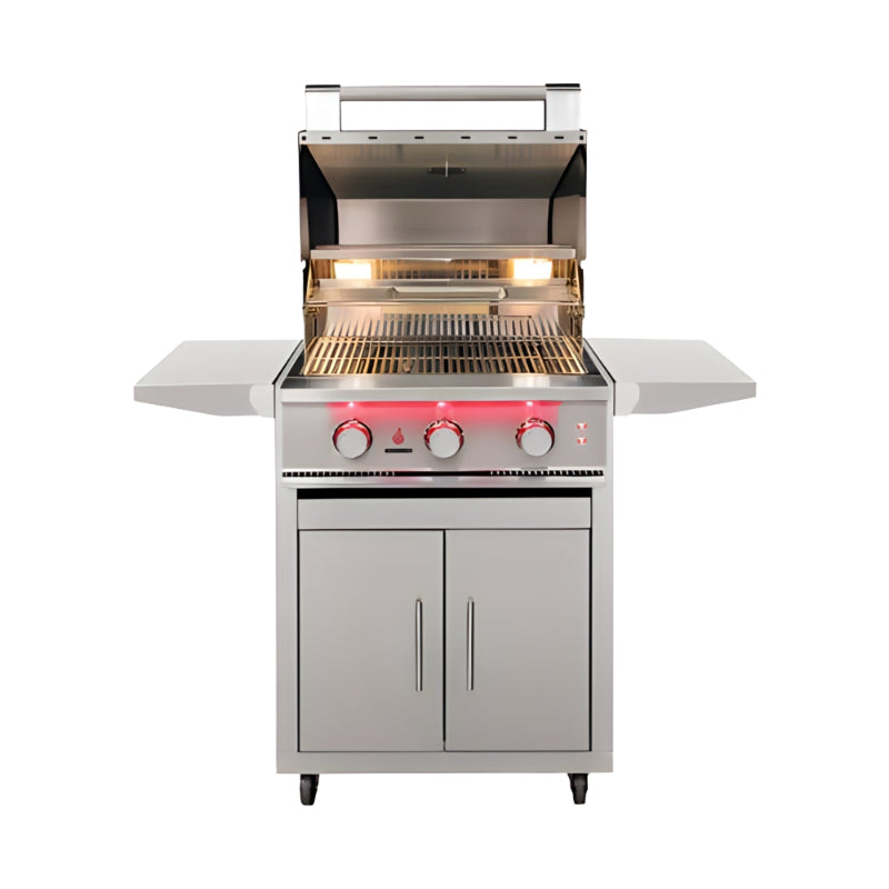 TrueFlame 25 Inch 3 Burner Freestanding Gas Grill
