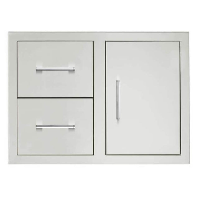 TrueFlame 33-Inch Masonry 2-Drawer & Access Door Combo - TF-DC2-33M