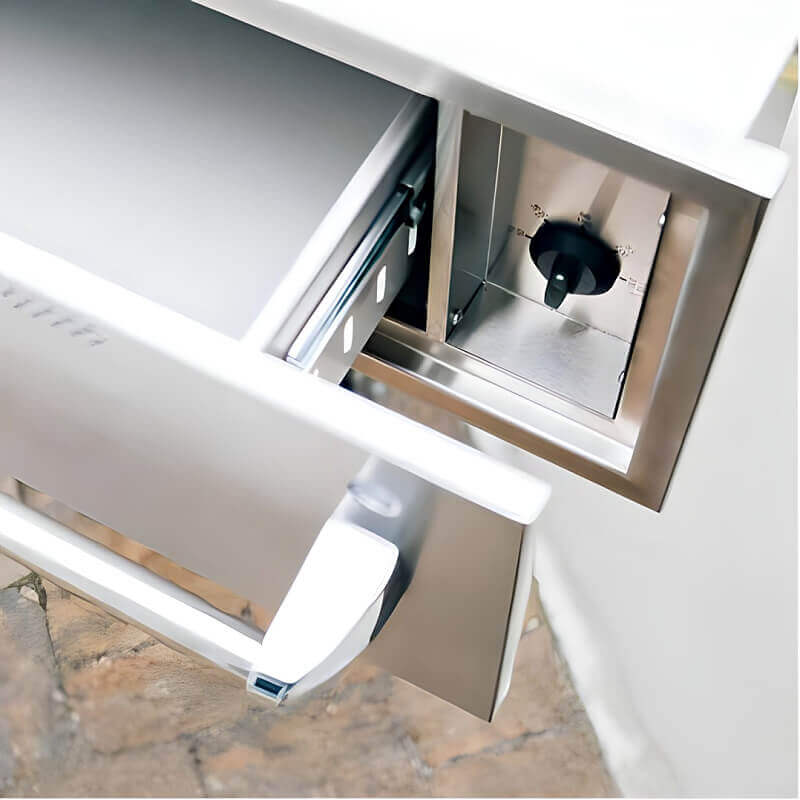 TrueFlame 36-Inch Built-In 120V Electric Outdoor Warming Drawer - TF-WD-36
